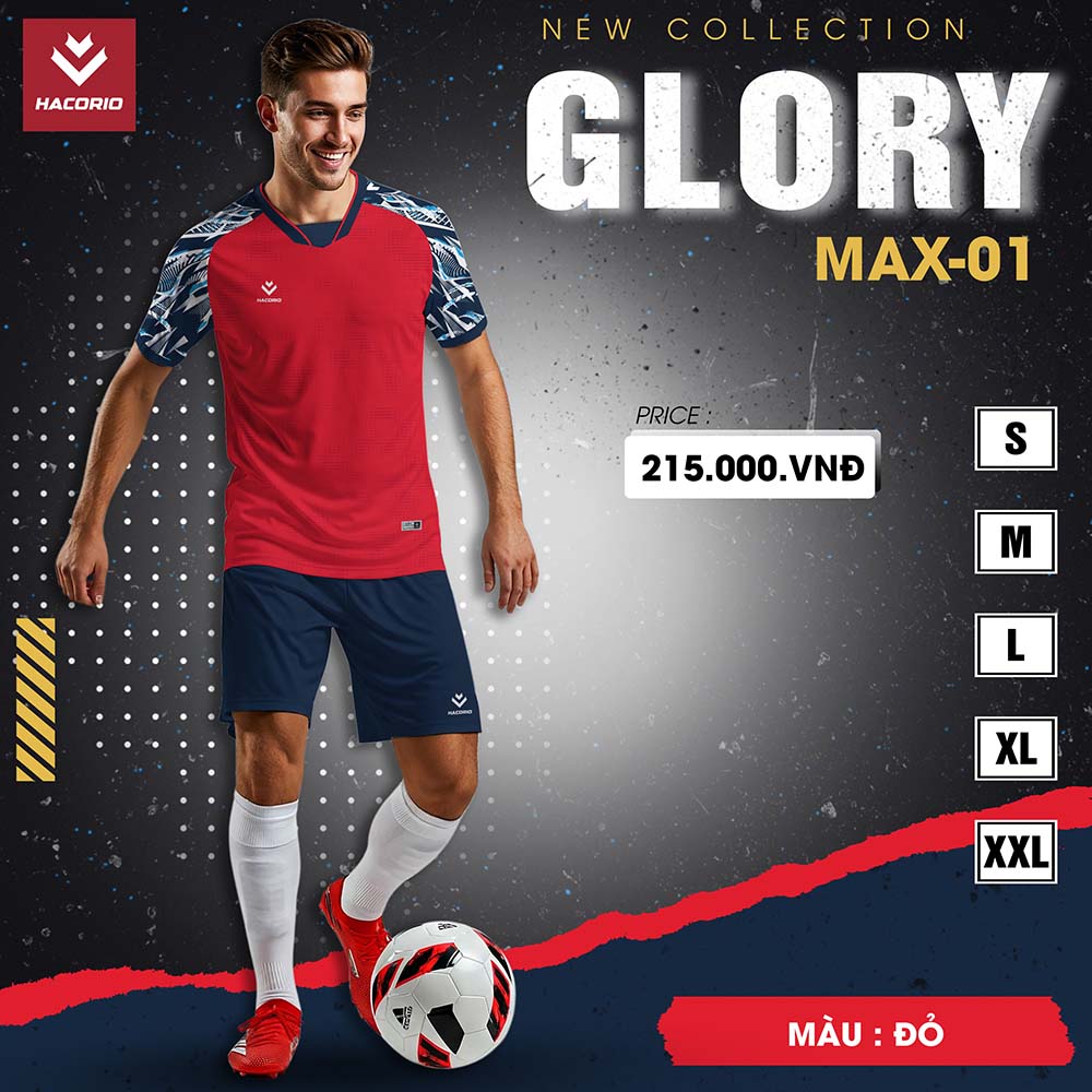 Áo Bóng Đá MAX-01 Đỏ – Thiết Kế Năng Động, Chất Liệu Thoáng Khí